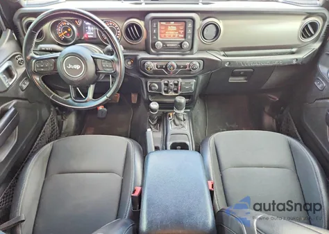 2020 Jeep Wrangler Unlimited Sport из США, поврежденный, VIN 1C4HJXDGXLW241906